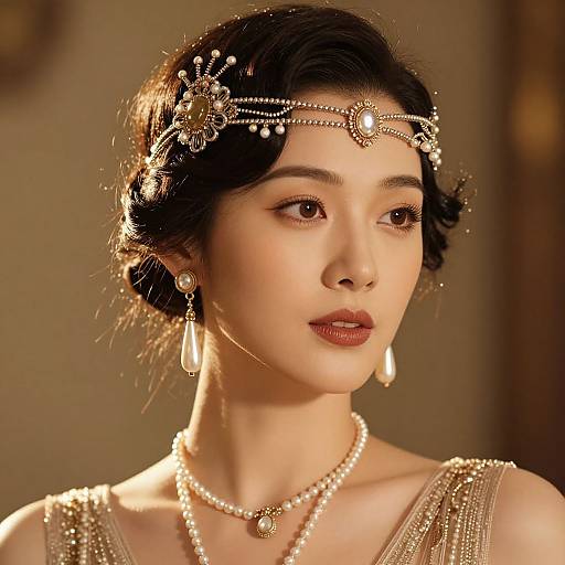 Glamorous 1920s Vintage Elegance Artwork