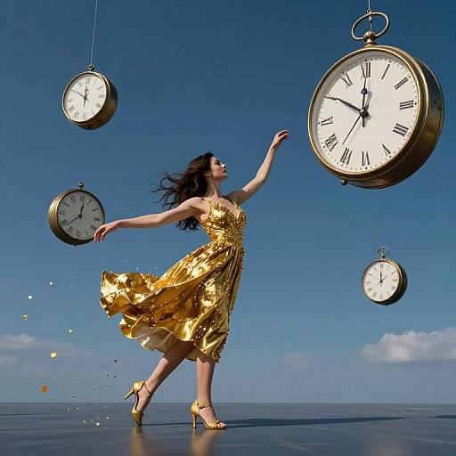 Eternal Time Between Two Realms