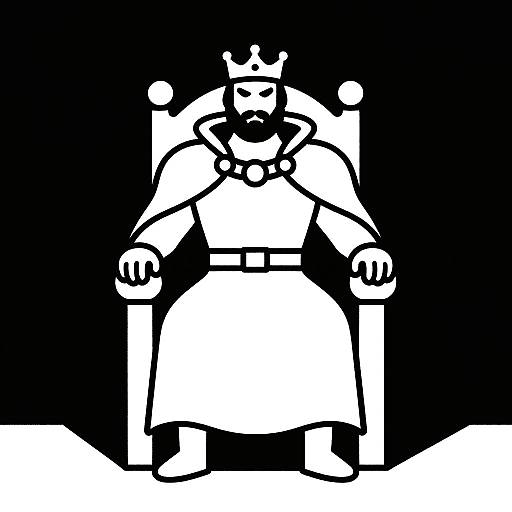 Minimalistic Tyrant King Sketch