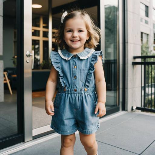 Charming Toddler in Casual Fashion Portrait