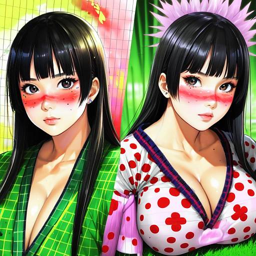 Illustration of Ohno kanako, genshiken in the style of Applekun