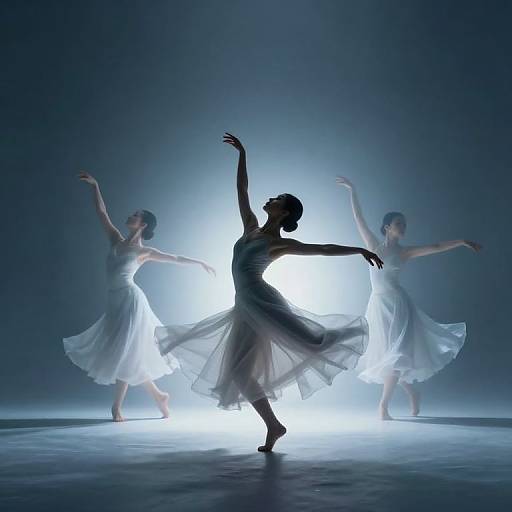 Ethereal Gravity-Defying Dancers