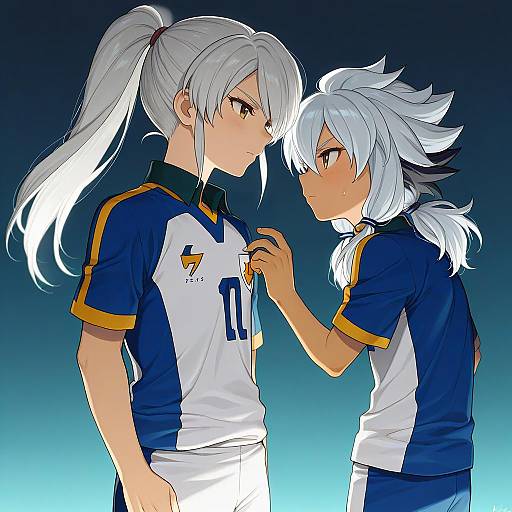 Illustration of Hakuryuu (inazuma eleven), inazuma eleven (series) in the style of Kiri futoshi