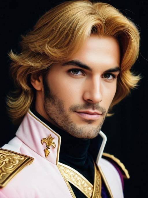 Detailed Headshot of Prince Adam Costume