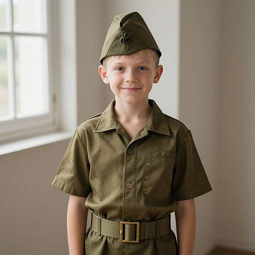 Realistic Army Soldier Costume Kid