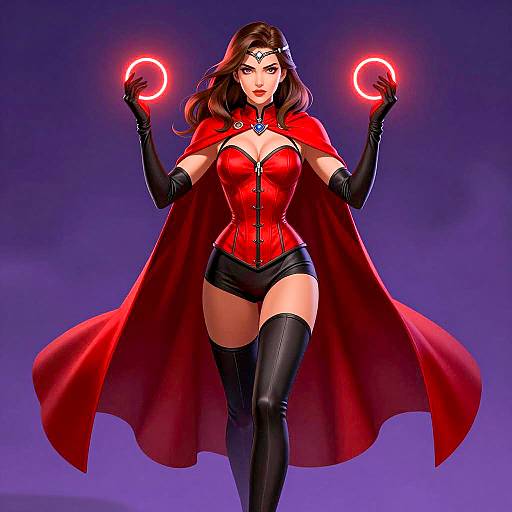 Captivating CGI Illustration of a Confident Woman