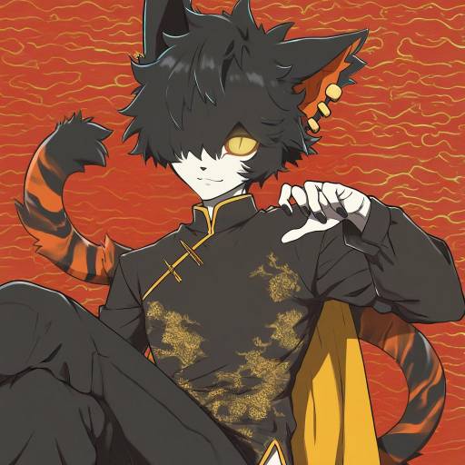 Illustration of Aak (arknights), arknights in the style of Yuto (dialique)