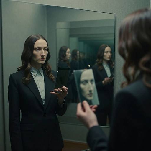 Surreal Mirror Reflection Loop