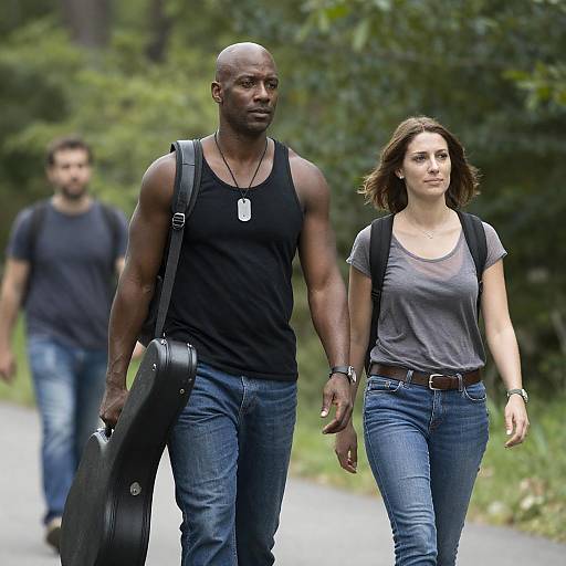 Casual Stroll Through the Lush Forest