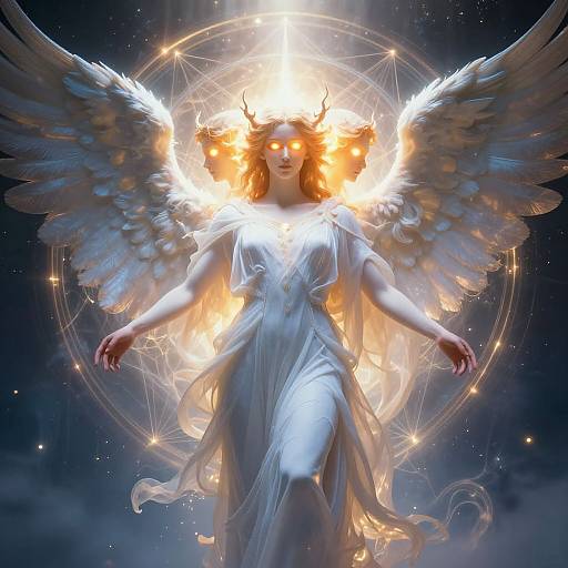 Biblically Accurate Multi-Faced Angel