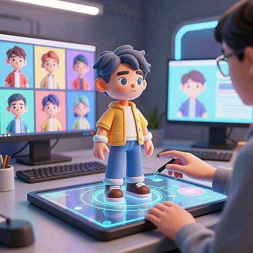 3D Avatar Maker in Sci-Fi Studio