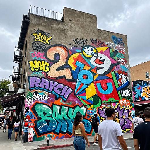 Vibrant Urban Street Art Scene