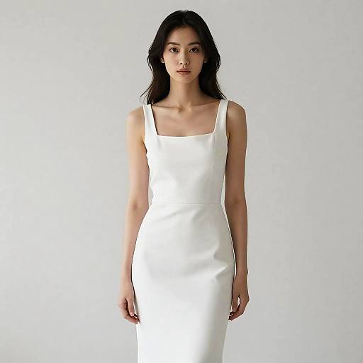 Modern Woman in White Sharara