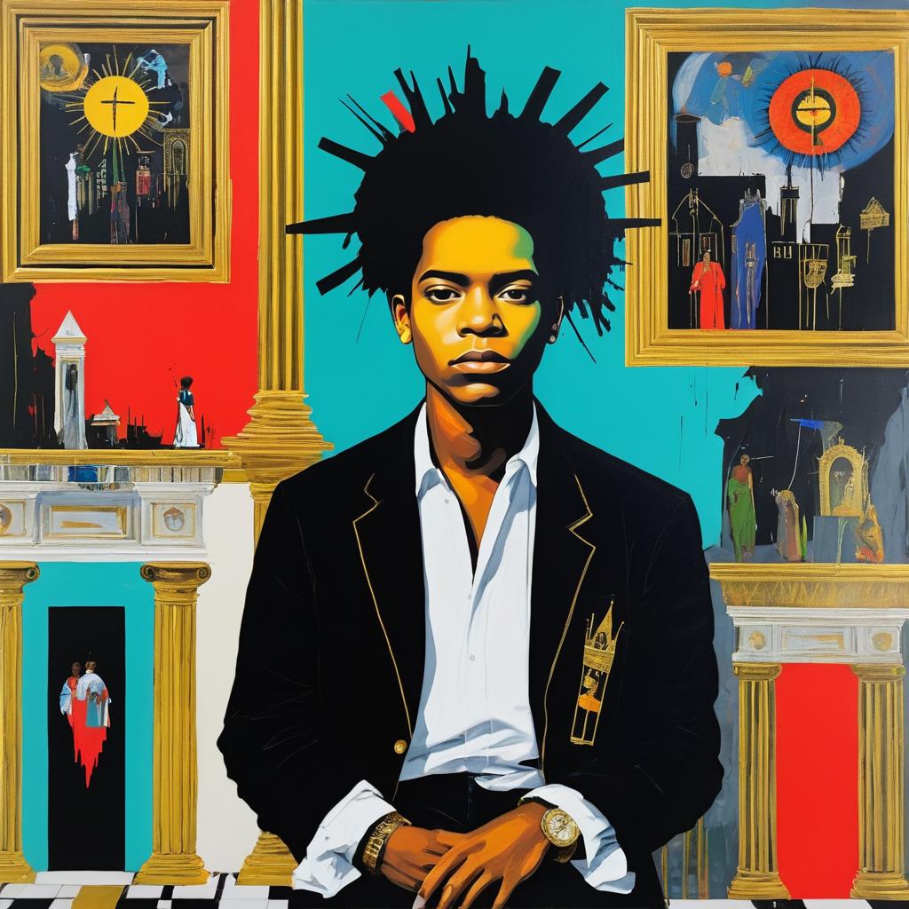 Basquiat-Inspired Neoclassical Nightmare Visions