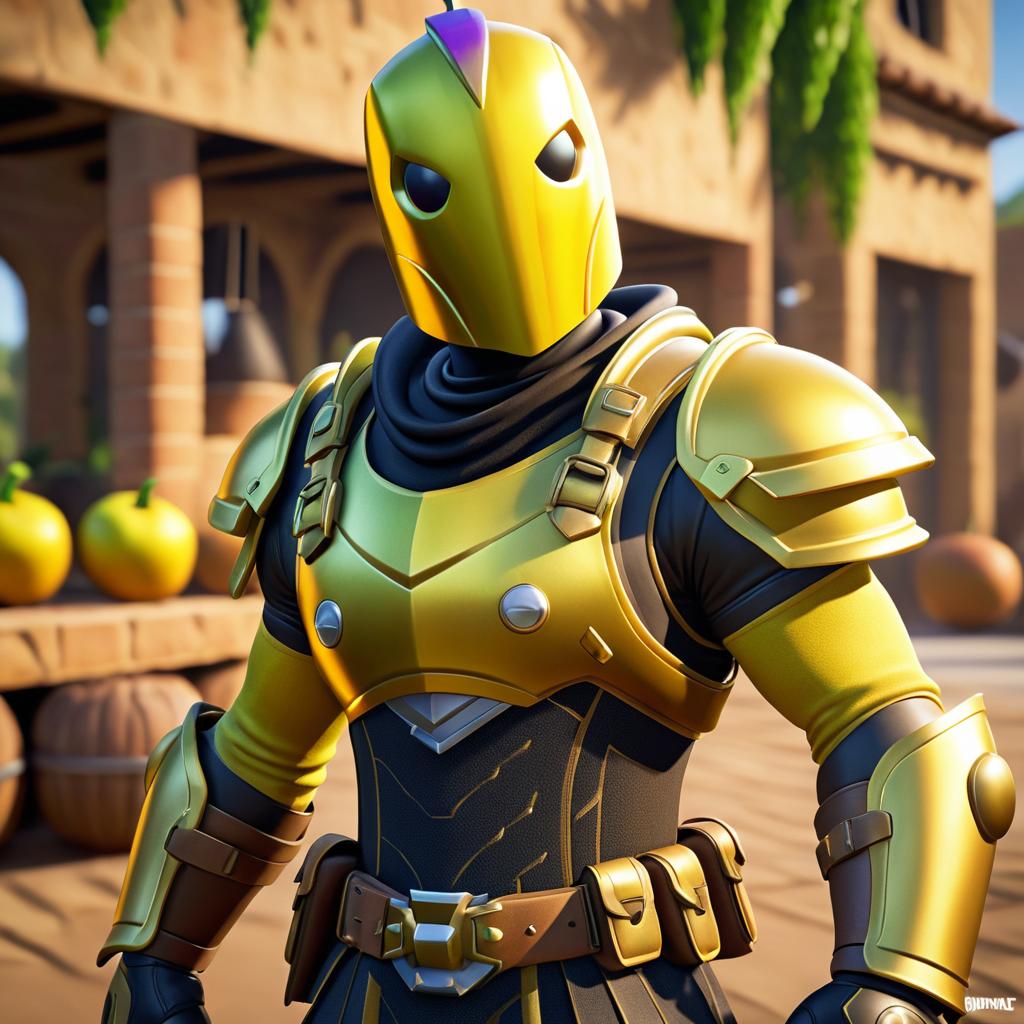 Photorealistic Peely from Fortnite on iPhone