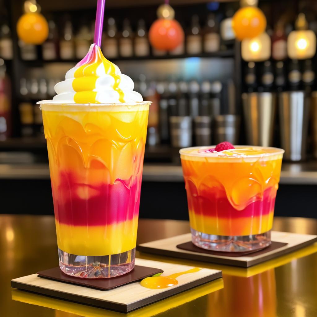 Vibrant Mango Drip Brew Delight