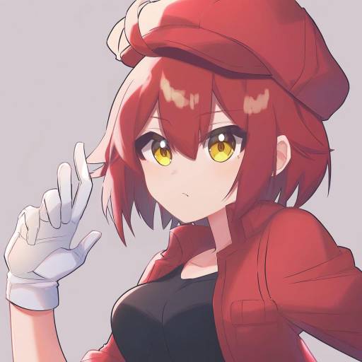 Illustration of Ae-3803, hataraku saibou in the style of Yuusuke-kun