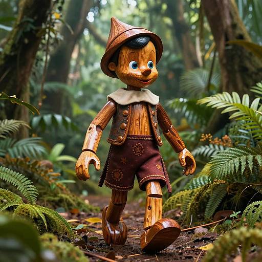 Amber Pinocchio in Bohemian Jungle