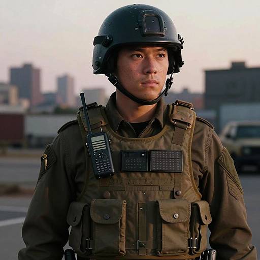 1980s SWAT Raid Preparation Scene