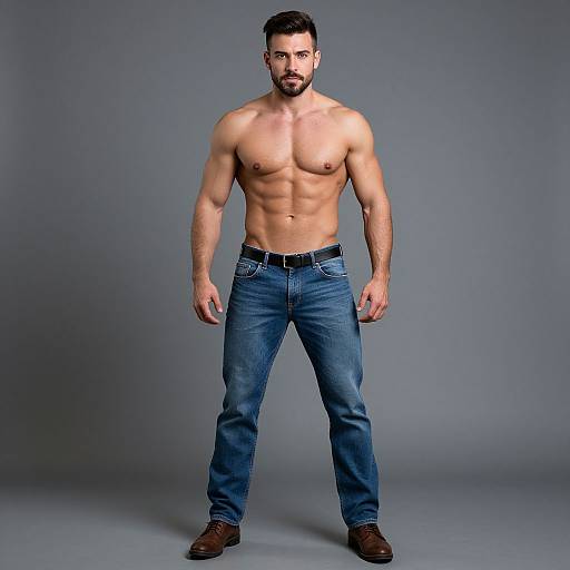 Muscular Male in Roanyer Muscle Suit