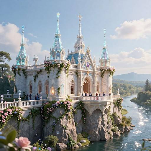 Elftown Royal Palace on Cliff