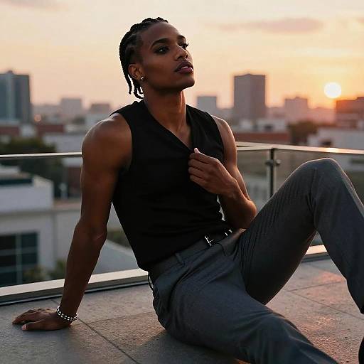 Urban Sunset Fashion Editorial Shoot