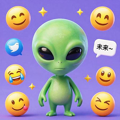 Whimsical Alien Meme 2023