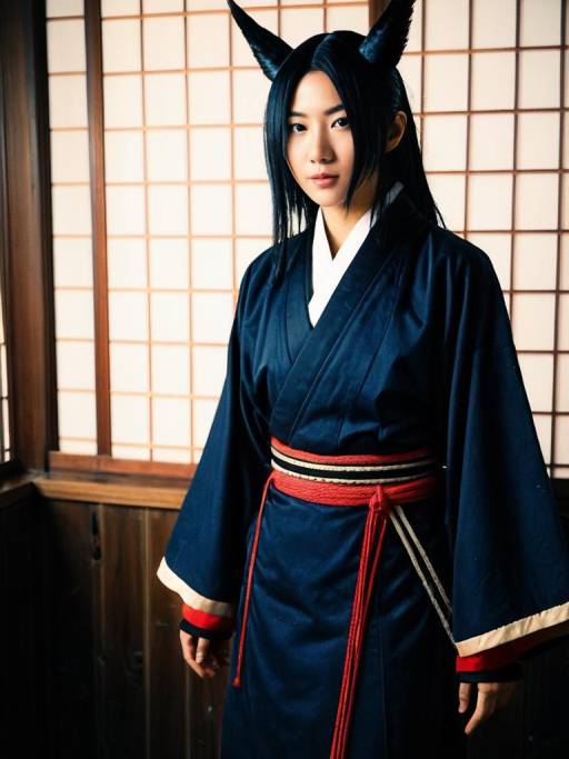 Realistic Man Cosplaying Nemuri Kayama