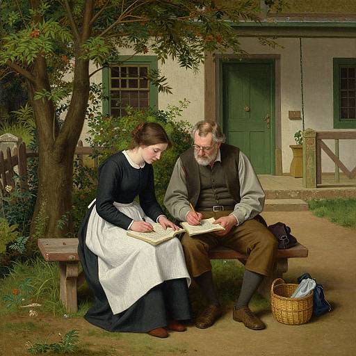 Collaborative Manuscript Editing Outdoors