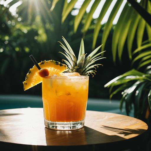 Tropical Papaya Pineapple Cooler Delight