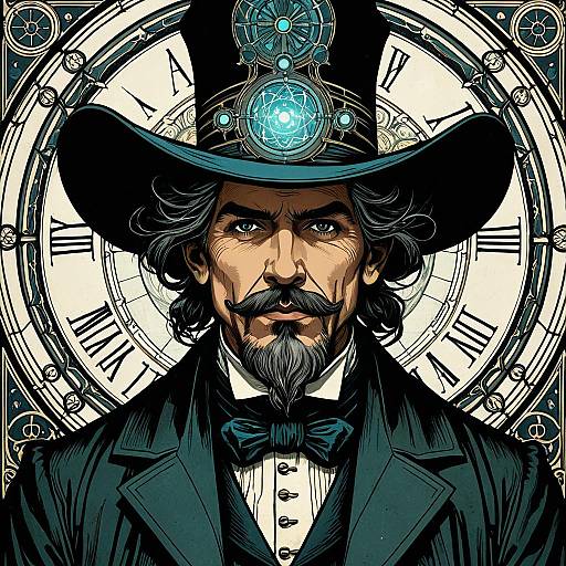 Neo-Victorian Alchemist Portrait