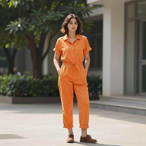 Casual Summer Jumpsuit Outfit Photo