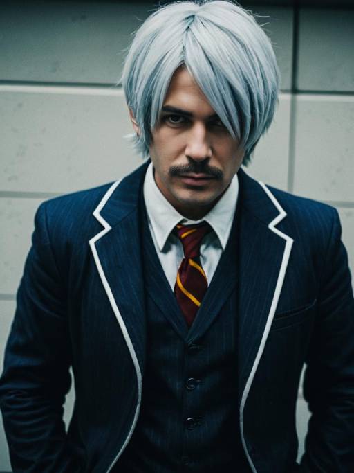 Man in Anya Forger Cosplay Costume