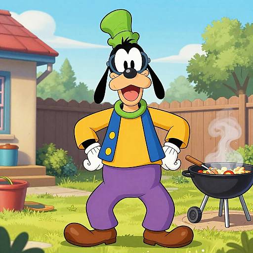 Quirky Uncle Silly Poses Comic Art