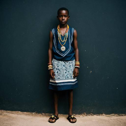 Stylish African Traditional Wear Portrait
