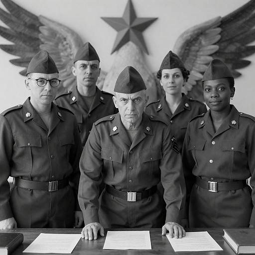 Focus and Unity in Military Portrait