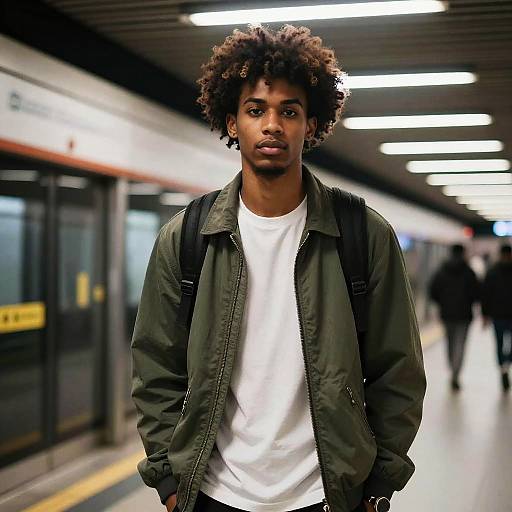 Drop Fade Afro in Metro Fashion