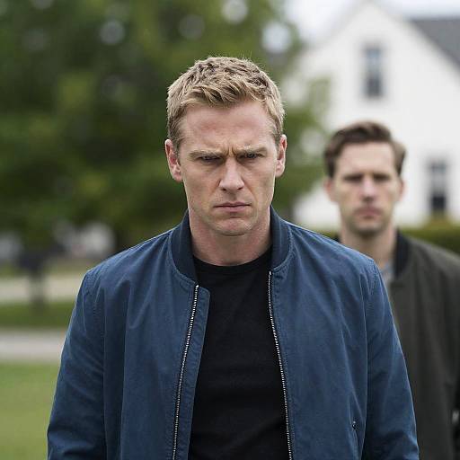 Intense Outdoor Encounter Between Two Men