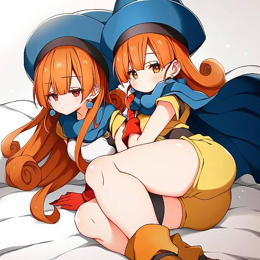 Illustration of Alena (dq4), dragon quest in the style of Tokonone