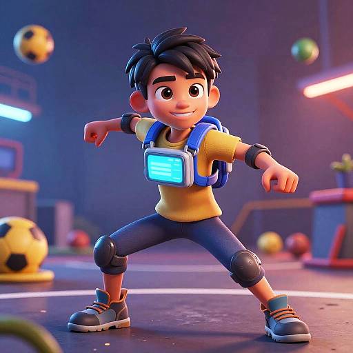 AI-Powered Tween in Sports Action