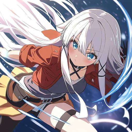 Illustration of Anceril sacred, shirokami project in the style of Mizunashi (second run)