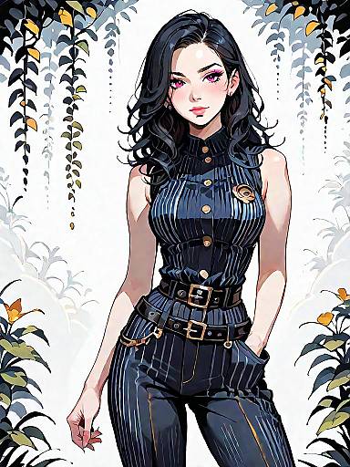 Chic Editorial Fashion: Charcoal Jumpsuit