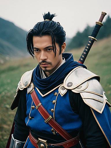 Heroic Editorial Portrait in Childe Outfit