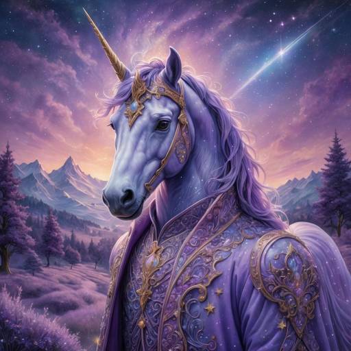 Enchanting Unicorn in Celestial Pastel Realm Enchanting Unicorn in Celestial Pastel Realm