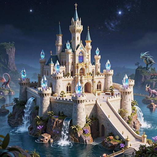 Enchanted Fantasy Castle Layout