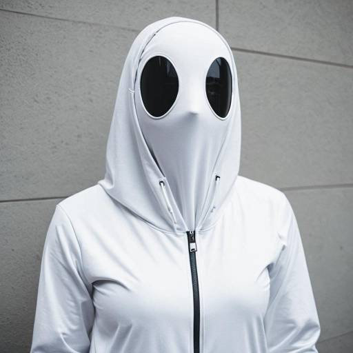 Modern White Ghost Cosplay Costume