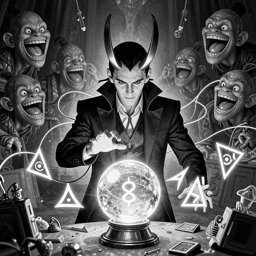 Epic Black and White Loki Spellcasting