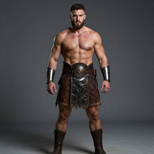 Herculean Jewish Warrior Portrait