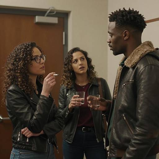 Group Conversation Indoors