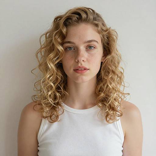 Natural Portrait of a Young Woman